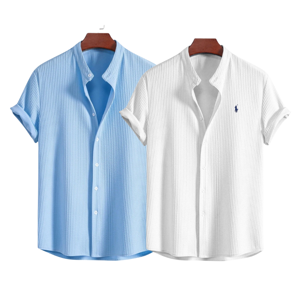 Chemise à col Polo Luxee
