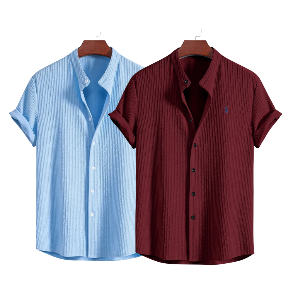 Chemise à col Polo Luxee
